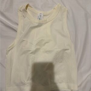 Crop Tank Top in Cream
